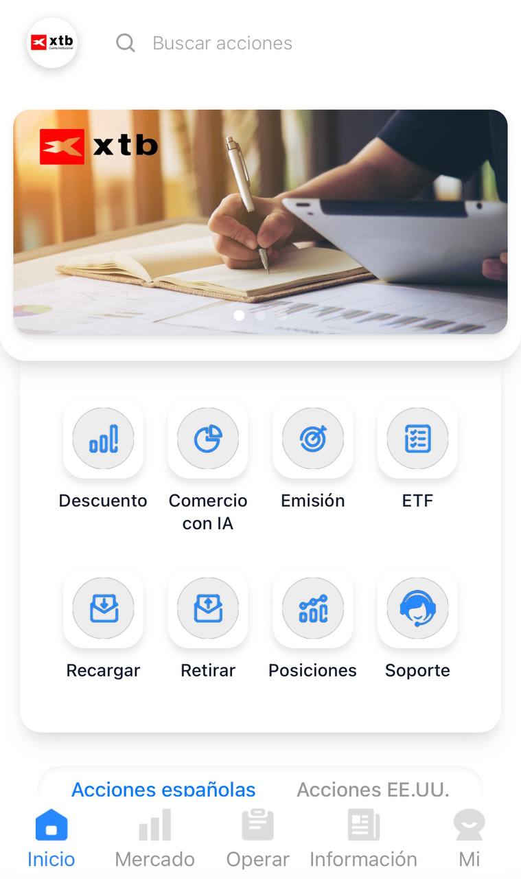 ESXTBABY Trading Platform Screenshot 1